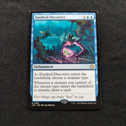 Kindred Discovery Commander: the Lost Caverns of Ixalan Regular MTG tcg card NM - Image 1