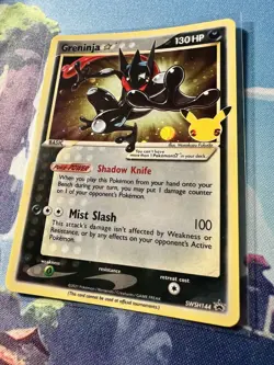 Greninja Gold Star SWSH144 Sword & Shield Promo Card Holo Celebrations - Image 4