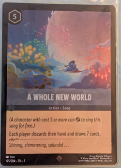 LORCANA TCG CARDS Single A Whole New World Legendary FOIL - Image 1
