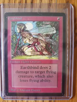 MAGIC THE GATHERING Lot of Four (4) EARTHBIND BETA Cards Very Nice Condition - Image 4