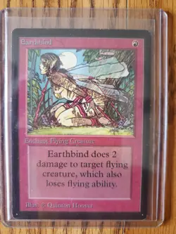 MAGIC THE GATHERING Lot of Four (4) EARTHBIND BETA Cards Very Nice Condition - Image 5