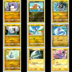 Pokemon TCG - Dratini 9-Card Lot No Duplicates - Image 1