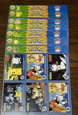 Near Complete Set (See Description) 1999 Pokemon Cards Uncut Sheets Burger King - Image 3
