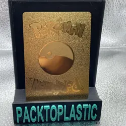 Charizard GX Gold Foil Texture Fan Art Vinyl Collector Pokemon Card P2 - Image 2