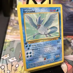 Pokemon TCG Articuno Fossil Card 17/62 1st Edition Rare LP/LP+ - Image 2