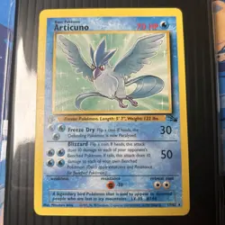 Pokemon TCG Articuno Fossil Card 17/62 1st Edition Rare LP/LP+ - Image 4
