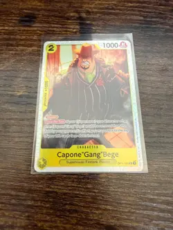 Capone "Gang" Bege OP11-101 SR - One Piece Card Game MINT - Image 1
