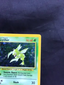 Pokemon Cards: Jungle Rare Holo: Scyther 10/64 No Symbol Error - Image 4