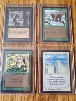 MAGIC THE GATHERING Lot of Four (4) BETA Cards Very Nice Condition READ - Image 1