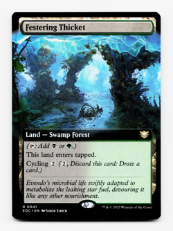 Festering Thicket (Extended Art) - [Commander: Edge of Eternities] MTG ???? - Image 1