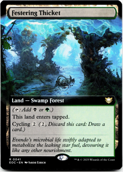 Festering Thicket (Extended Art) - [Commander: Edge of Eternities] MTG ???? - Image 3