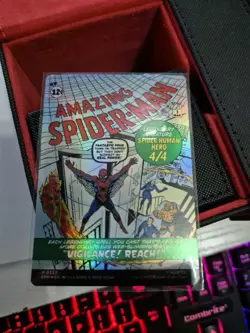 [FOIL] MTG Marvel Spider-Man Peter Parker No.232 Borderless English Mythic Rare - Image 2