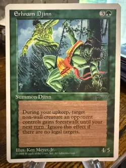 MTG Magic the Gathering Chronicles Erhnam Djinn - Image 1