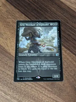 MTG Gray Merchant of Asphodel - Promo Pack - Theros: Beyond Death NM - Image 1