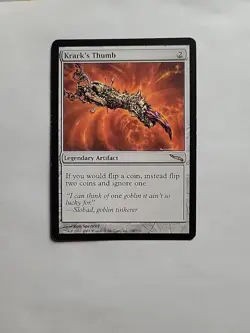 MTG - Krark's Thumb - Mirrodin - Regular Rare #190 - Image 1