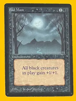 MTG BAD MOON Beta (OldManMTG 012-415) - Image 1