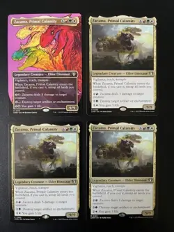 MTG- Zacama, Primal Calamity x4 - Commander Masters (1x is Borderless) - Image 1