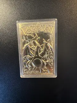 Charizard Pokemon 23K Gold Plated Trading Card Burger King 1999 - Image 1