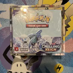 Pokemon TCG Sword And Shield Chilling Reign Booster Box With Acrylic Case 820650818462 - Image 1