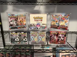 Pokemon Magnetic Booster Box Acrylic Case! Cleaning Cloth Included Fast Shipping - Image 1