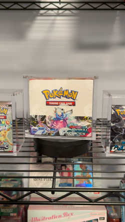 Pokemon Magnetic Booster Box Acrylic Case! Cleaning Cloth Included Fast Shipping - Image 2