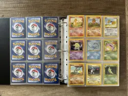 Base Set 1.Edition Vintage 1999 Pokemon Karten Sammlung non Holo Master Set - Image 3