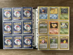 Base Set 1.Edition Vintage 1999 Pokemon Karten Sammlung non Holo Master Set - Image 5