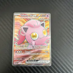Scream Tail ex 197/167 Twilight Masquerade Full Art Ultra Rare Pokemon Card NM - Image 1