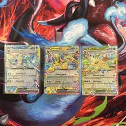 Pokemon TCG Vaporeon EX, Leafeon Ex, Jolteon Ex Set Of 3 NM-Mint - Image 1