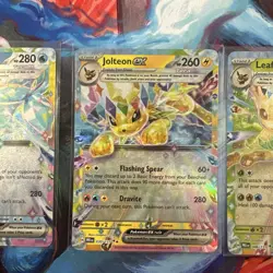 Pokemon TCG Vaporeon EX, Leafeon Ex, Jolteon Ex Set Of 3 NM-Mint - Image 3