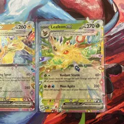 Pokemon TCG Vaporeon EX, Leafeon Ex, Jolteon Ex Set Of 3 NM-Mint - Image 4