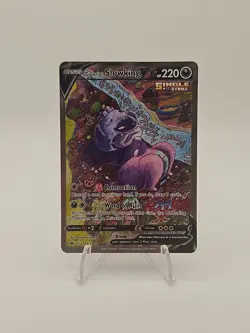 Galarian Slowking V (Alternate Full Art, #179/1 SWSH - Chilling Reign NM Pokemon - Image 1