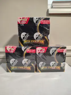 (3) Pokemon TCG Mega Evolution Enhanced Booster Boxes New And Sealed (Lot Of 3) - Image 1