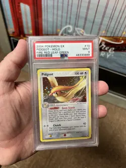 2004 POKEMON EX FIRE RED & LEAF GREEN #10 PIDGEOT-HOLO PSA 9 - Image 1