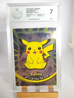 Topps Pikachu Holo FOIL NM PSA PGS 7 Vintage 1999 Wotc Charizard Pokemon Karte - Image 1