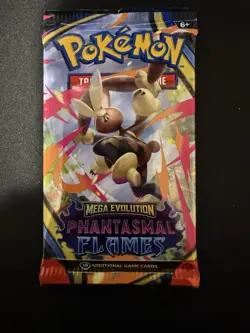Pokemon Mega Evolution Phantasmal Flames Booster Pack - (Factory Sealed) - Image 1