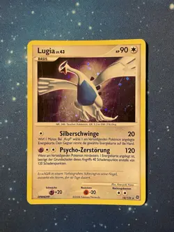 2008 Pokemon LUGIA HOLO 14/132 Diamant & Perl Ratselhafte Wunder Excellent -Good - Image 1