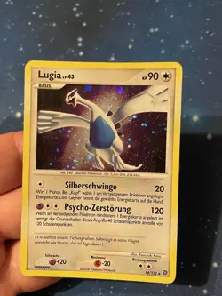 2008 Pokemon LUGIA HOLO 14/132 Diamant & Perl Ratselhafte Wunder Excellent -Good - Image 5