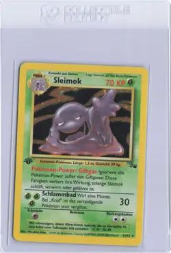 Pokemon - Fossil - DE - Holo - Sleimok - First Edition - 1st. Ed. - Image 1