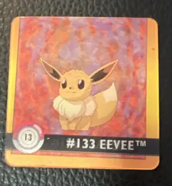 #133 EEVEE #136 FLAREON Pokemon Action Flipz #13 Artbox 1999 Nintendo AB1 - Image 2
