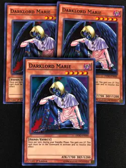 YUGIOH DARKLORD MARIE DESO-EN046 1ST SUPER X3 (NM) - Image 1