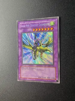 Yu-Gi-Oh! Misprint Gaia the Dragon Champion - LOB-E102 Reverse Secret Rare - NM - Image 3