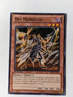 Des Mosquito YUGIOH Card BP02-EN076 1st Edition Holofoil 33695750 - Image 1