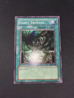 YU-GI-OH GIANT TRUNADE MRL-048 SUPER RARE ORIGINAL PRINT MINT - Image 1