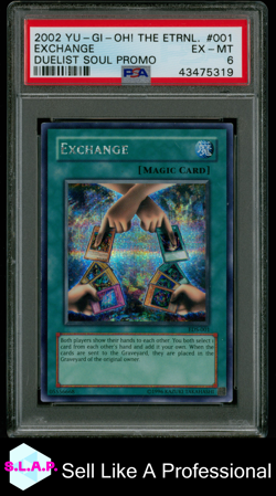 EXCHANGE YUGIOH EDS-001 2002 ETERNAL DUELIST SECRET RARE ENGLISH PSA 6 - Image 1