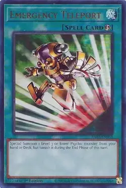 Emergency Teleport RA02-EN053 Ultra Rare 1st Edition NM Yugioh - Image 1