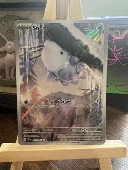 Snom 168/162 Temporal Forces Illustration Rare Pokemon Card Near Mint - Image 1