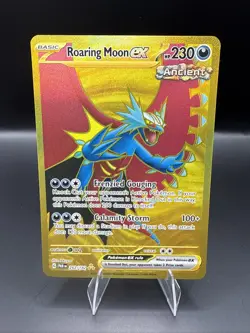 Roaring Moon ex 262/182 Hyper Rare Gold Paradox Rift - Pokemon Card TCG - NM - Image 1