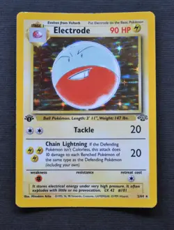 Electrode 2/64 1st Edition Jungle Holo - Pokemon TCG Vintage Card - NM - Image 1