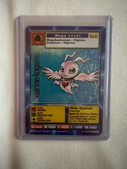Digimon Digi Battle Card MarineAngemon 1999 Bo-34 - Image 1